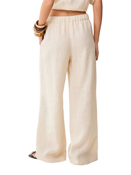 Pantaloni ampi in puro lino pbiclarino PENNYBLACK | 26111310181