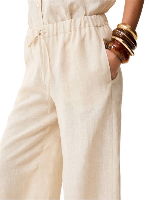 Pantaloni ampi in puro lino pbiclarino PENNYBLACK | 26111310181