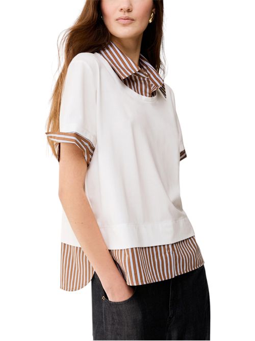 T-shirt in jersey e popeline pbitappeto PENNYBLACK | 26119710371