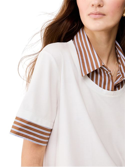 T-shirt in jersey e popeline pbitappeto PENNYBLACK | 26119710371
