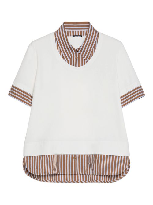 T-shirt in jersey e popeline pbitappeto PENNYBLACK | 26119710371