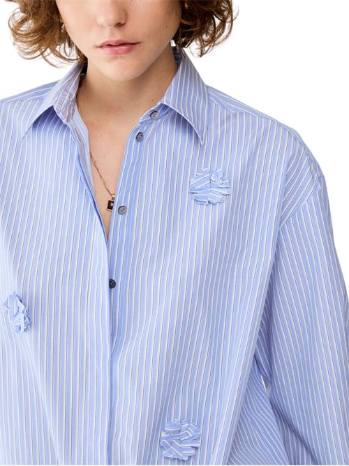 Camicia con appliqué e coulisse pbidanzatore PENNYBLACK | 26121110121