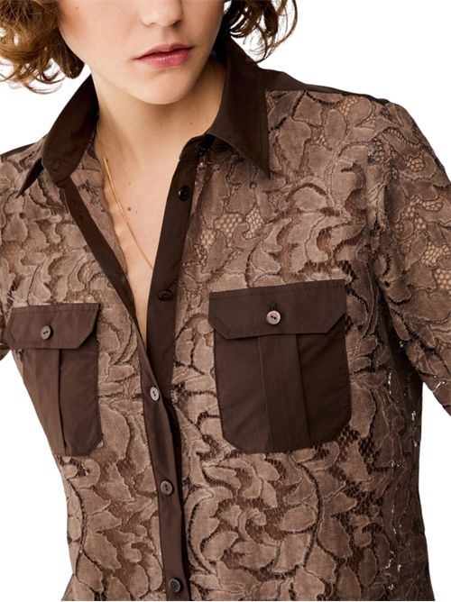 Camicia in pizzo e popeline pbifresia PENNYBLACK | 26121110321