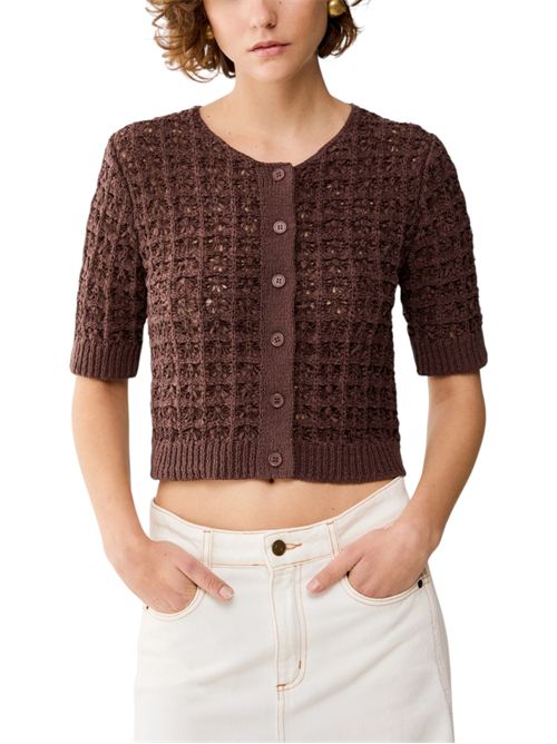 Cropped cardigan a punto 3D pbiateneo PENNYBLACK | 26123410122