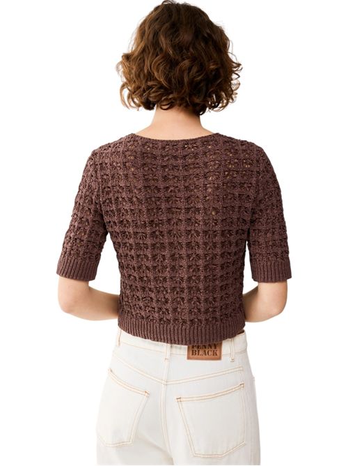 Cropped cardigan a punto 3D pbiateneo PENNYBLACK | 26123410122