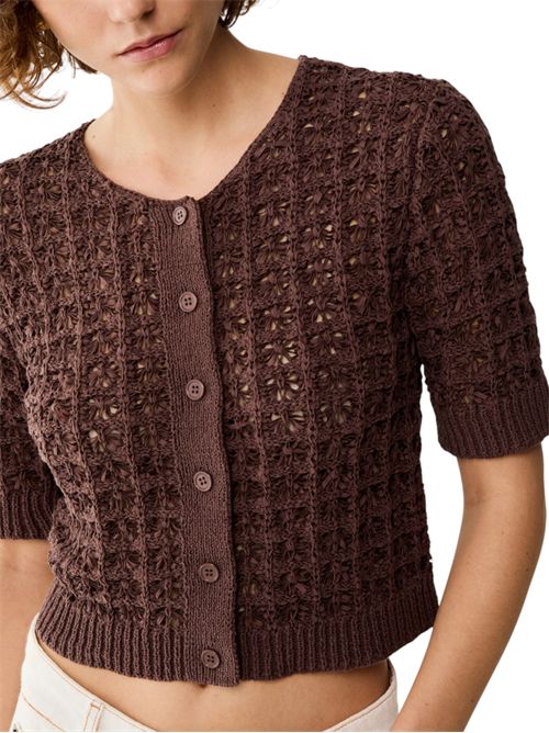 Cropped cardigan a punto 3D pbiateneo PENNYBLACK | 26123410122