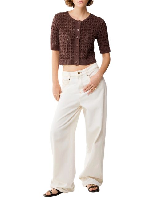 Cropped cardigan a punto 3D pbiateneo PENNYBLACK | 26123410122