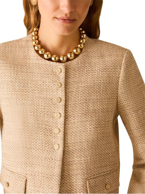 Giacca boxy in stuoia lamé PENNYBLACK | 26110410621