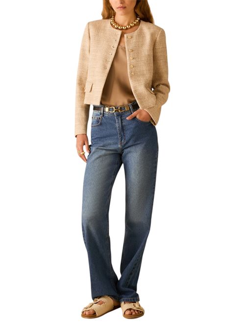 Giacca boxy in stuoia lamé PENNYBLACK | 26110410621