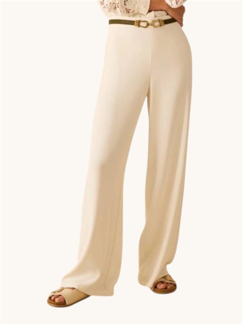 Pantaloni ampi in tessuto sablé pbppittura PENNYBLACK | 26111311021