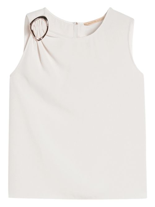 Top in tessuto sablé con fibbia PENNYBLACK | 26111610621