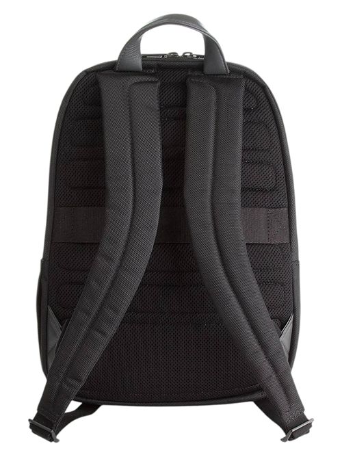 Zaino in tessuto e pelle nero PIQUADRO | CA3869P16NERO