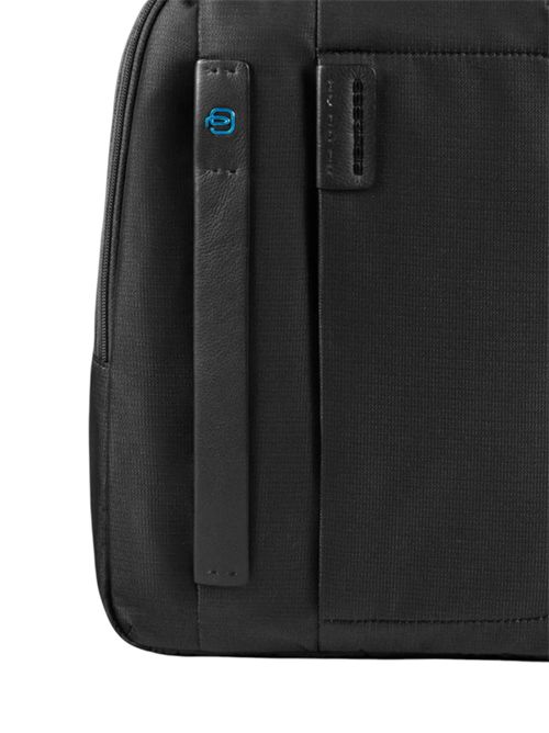 Zaino in tessuto e pelle nero PIQUADRO | CA3869P16NERO