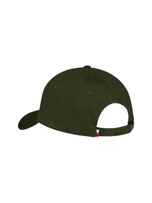 Cappello con visiera verde TOMMY HILFIGER | AM0AM14045M1Q