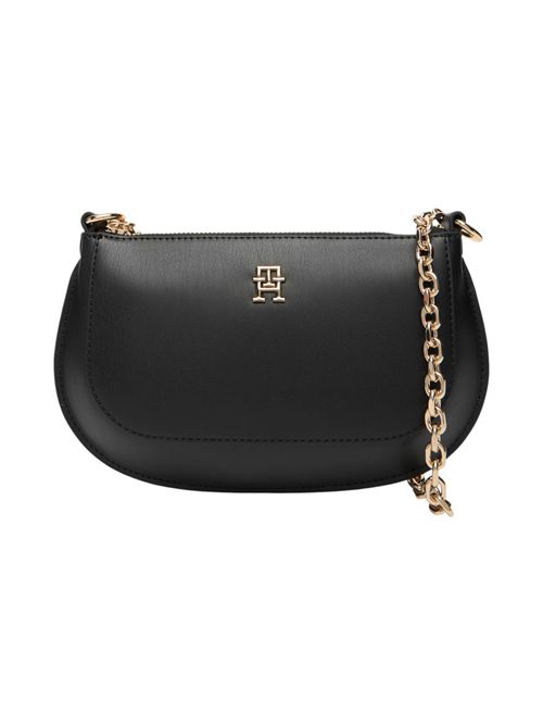 Borsa a tracolla con catena TOMMY HILFIGER | AW0AW18142BDS
