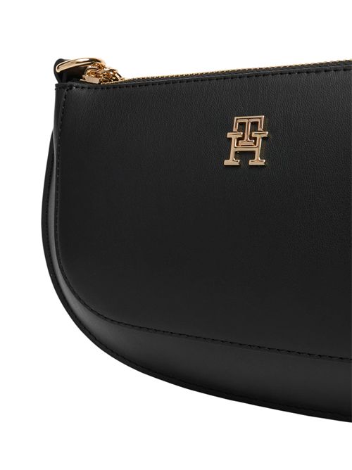 Borsa a tracolla con catena TOMMY HILFIGER | AW0AW18142BDS