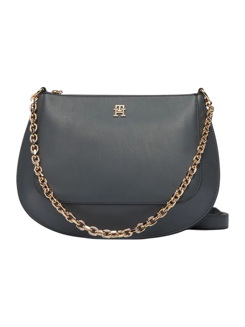 Borsa a tracolla convertibile con catena TOMMY HILFIGER | AW0AW18143PTU