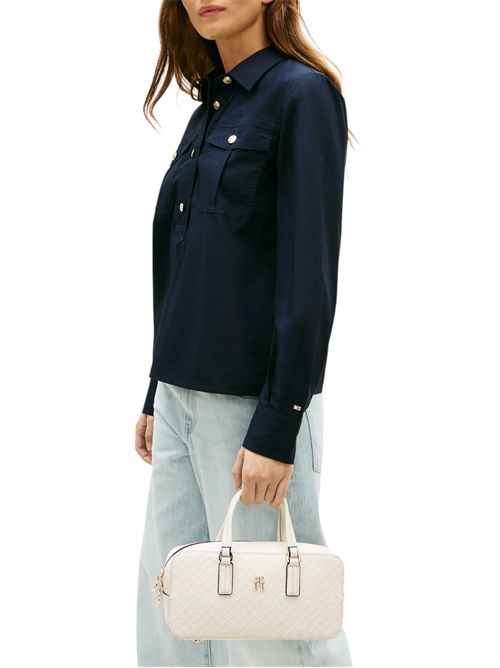 Borsa a tracolla con monogramma TH TOMMY HILFIGER | AW0AW18415AEO