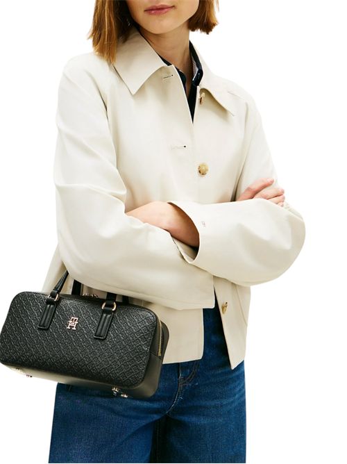 Borsa a tracolla con monogramma TH TOMMY HILFIGER | AW0AW18415BDS