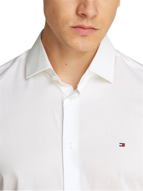 Camicia slim fit bianco TOMMY HILFIGER | MW0MW38347YAF