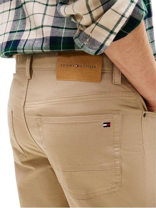 Pantalone cinque tasche kaki TOMMY HILFIGER | MW0MW42005AEG