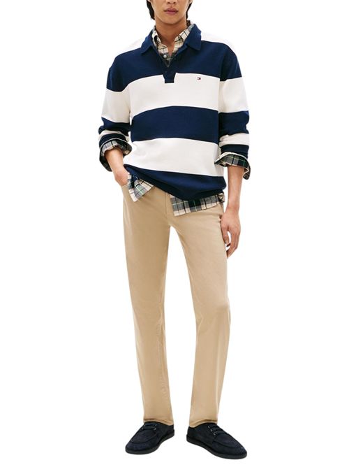 Pantalone cinque tasche kaki TOMMY HILFIGER | MW0MW42005AEG