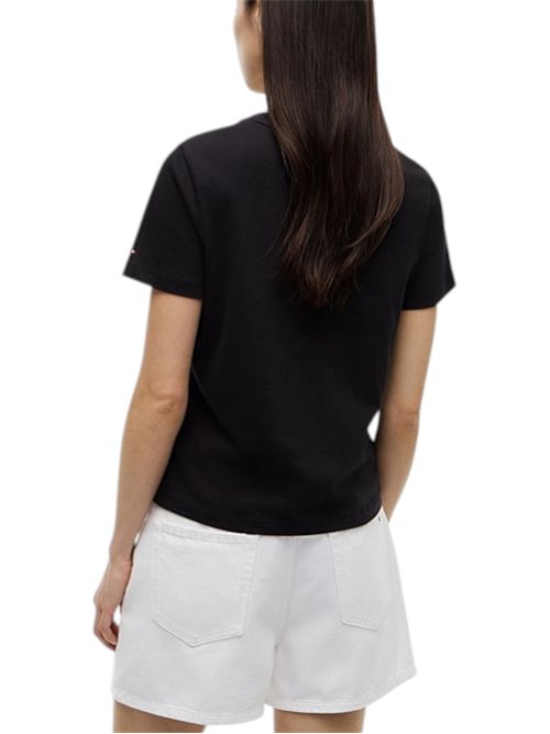 T-shirt in jersey con logo TOMMY HILFIGER | WW0WW40276BDS