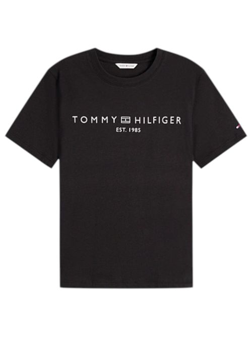 T-shirt in jersey con logo TOMMY HILFIGER | WW0WW40276BDS