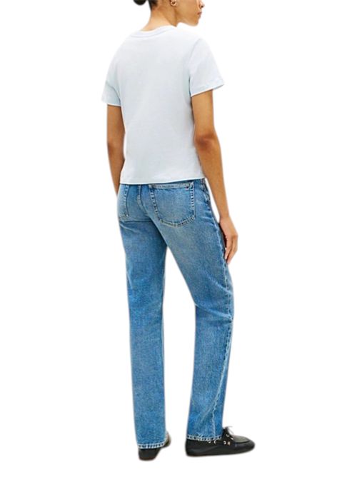 T-shirt in jersey con logo TOMMY HILFIGER | WW0WW40276CYR