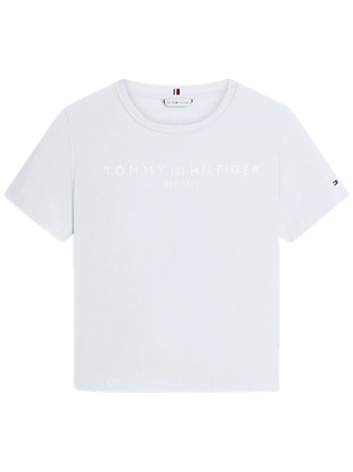 T-shirt in jersey con logo TOMMY HILFIGER | WW0WW40276CYR