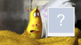 Moldura do desenho animado Larva da Netflix