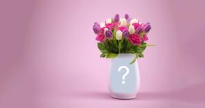 Qual foto você colocaria neste lindo vaso de flores?