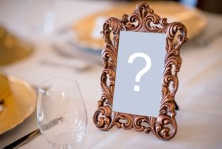 Moldura para foto, de bronze - Adicione sua foto!