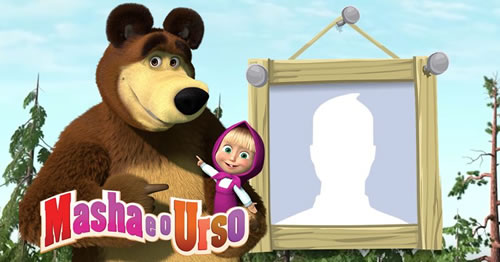 Moldura da Masha e o Urso