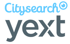 citysearch and yext logos