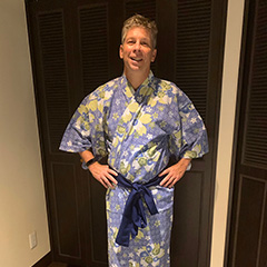 Danny Sullivan In Japanese Yukata /Kimono