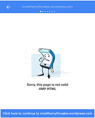 Meet The Google AMP Error Man