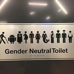 Google's Gender Neutral Bathroom Sign Has Batman, Jedi, Pirate & Aliens