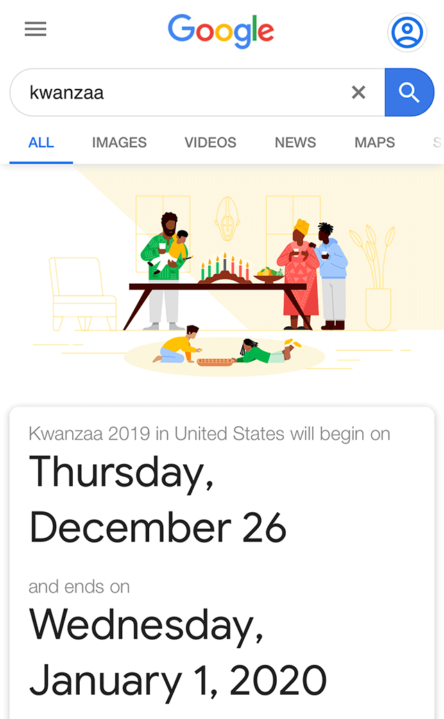 Google Kwanzaa Decorations