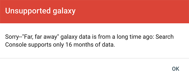 Gsc Unsupported Galaxy