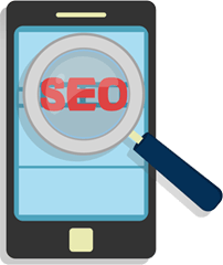 mobile seo icon