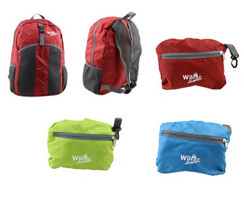 Wilcor Pocket Folding Backpack 17L ~NEW 