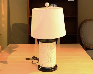 pierced porcelain table lamps