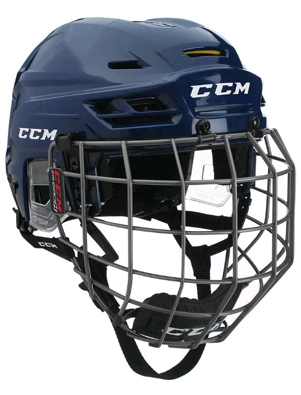 CCM Tacks 310 Combo Navy Large New Ice Hockey Helmet Elevate Sporting