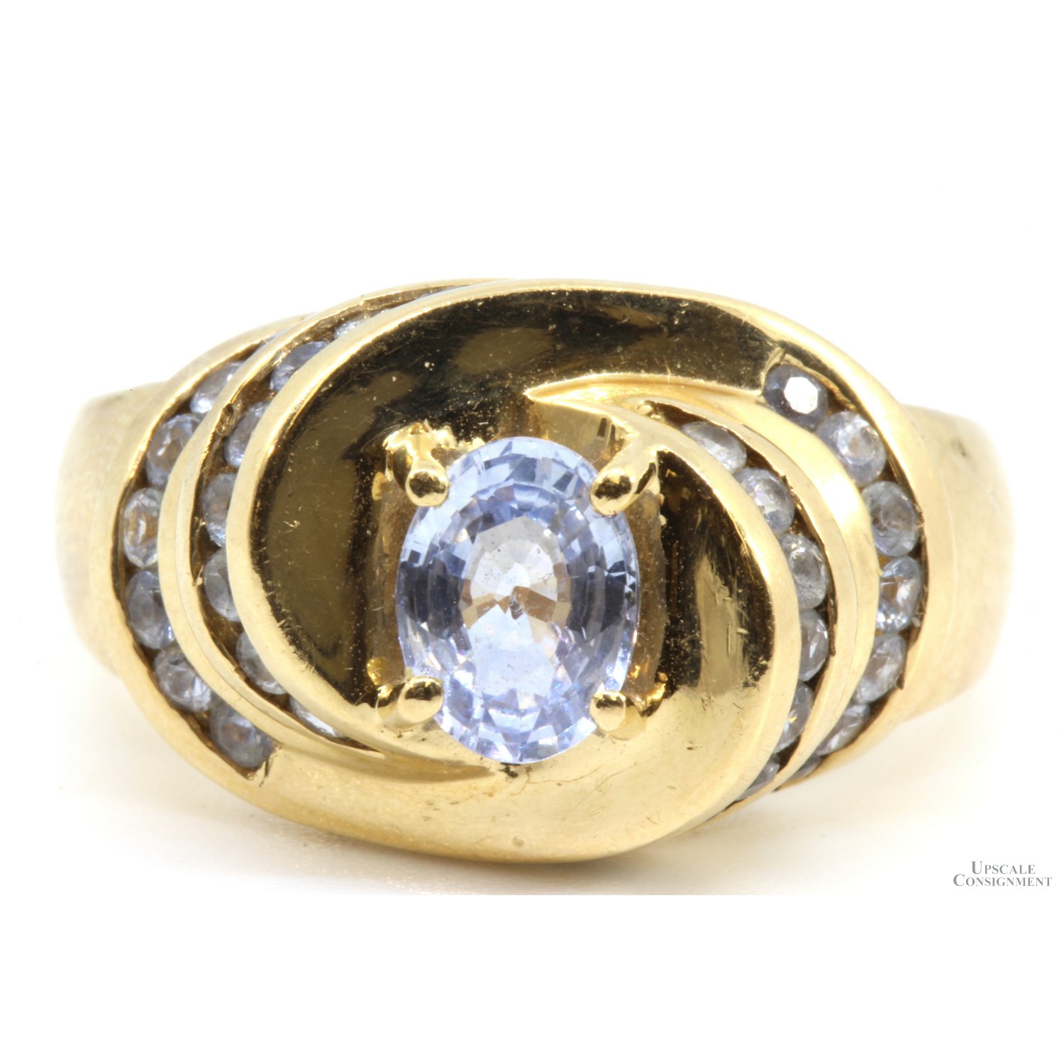 14K Gold Crown of Light 1.52ctw Tanzanite Gem Ring ...