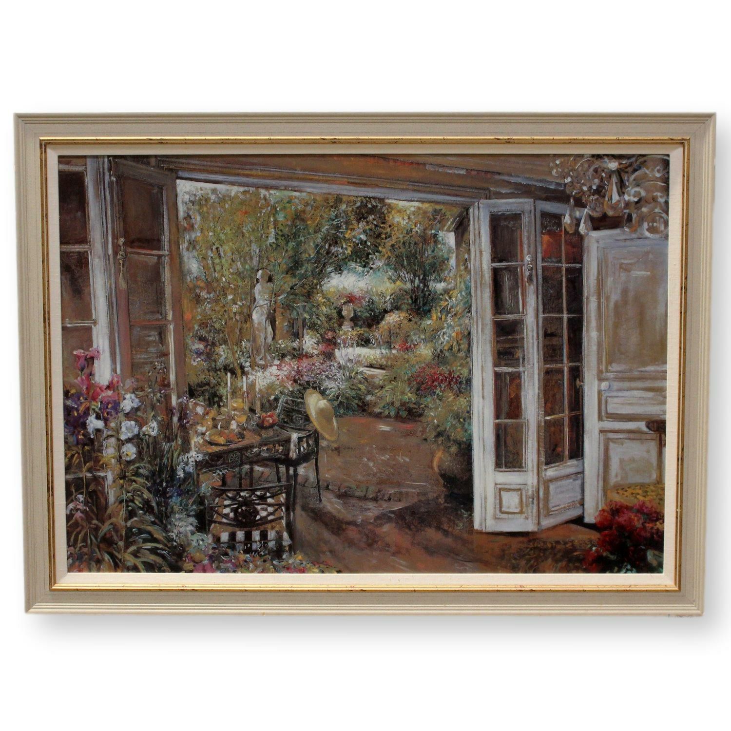 Framed Artwork Garden Patio Upscale Consignment