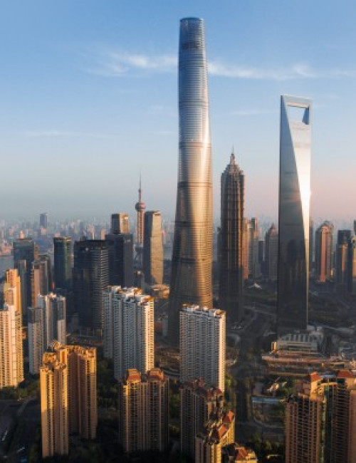 Shanghai Tower Voyage Carte Plan