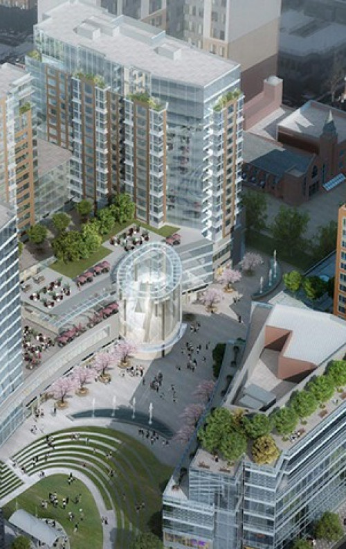 Flushing Commons Phase I The Skyscraper Center