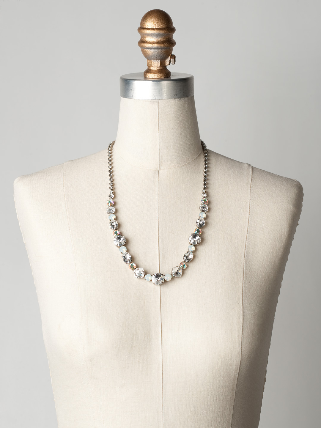 Graduated Classic Necklace in White Bridal Sorrelli Jewelry