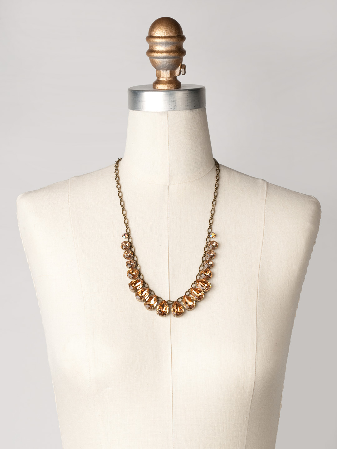 Peared to Perfection Necklace in Antique Goldtone Neutral Territory